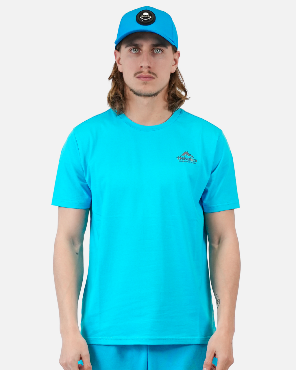 T-shirt Helvetica Yucatan - Bleu turquoise