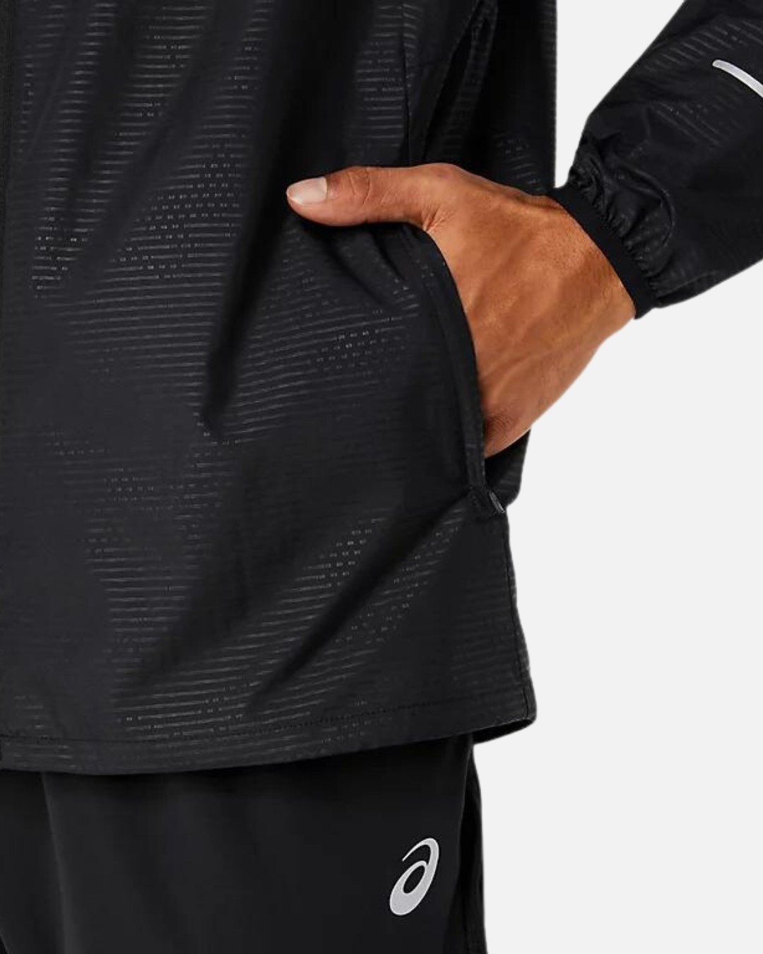 Veste Coupe-Vent Asics Running Lite-Show - Noir