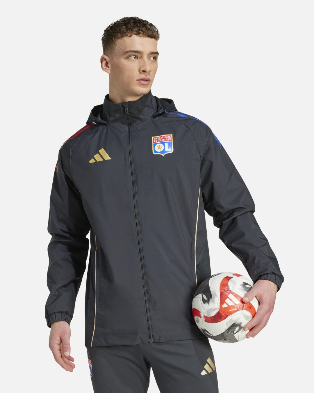 Veste Coupe-vent Olympique Lyonnais 2025/2026 - Gris
