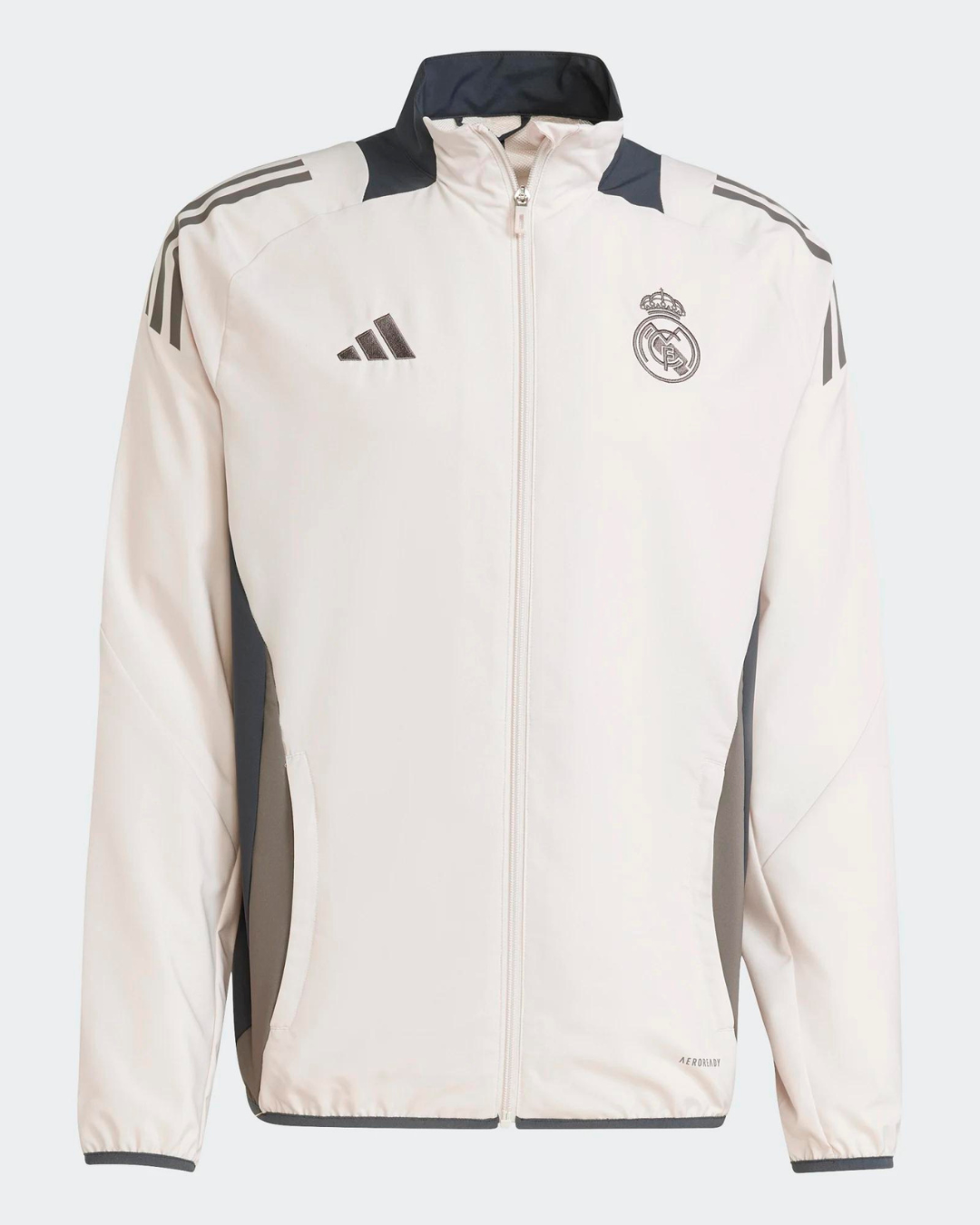 Veste de survêtement Real Madrid 2024/2025 - Beige