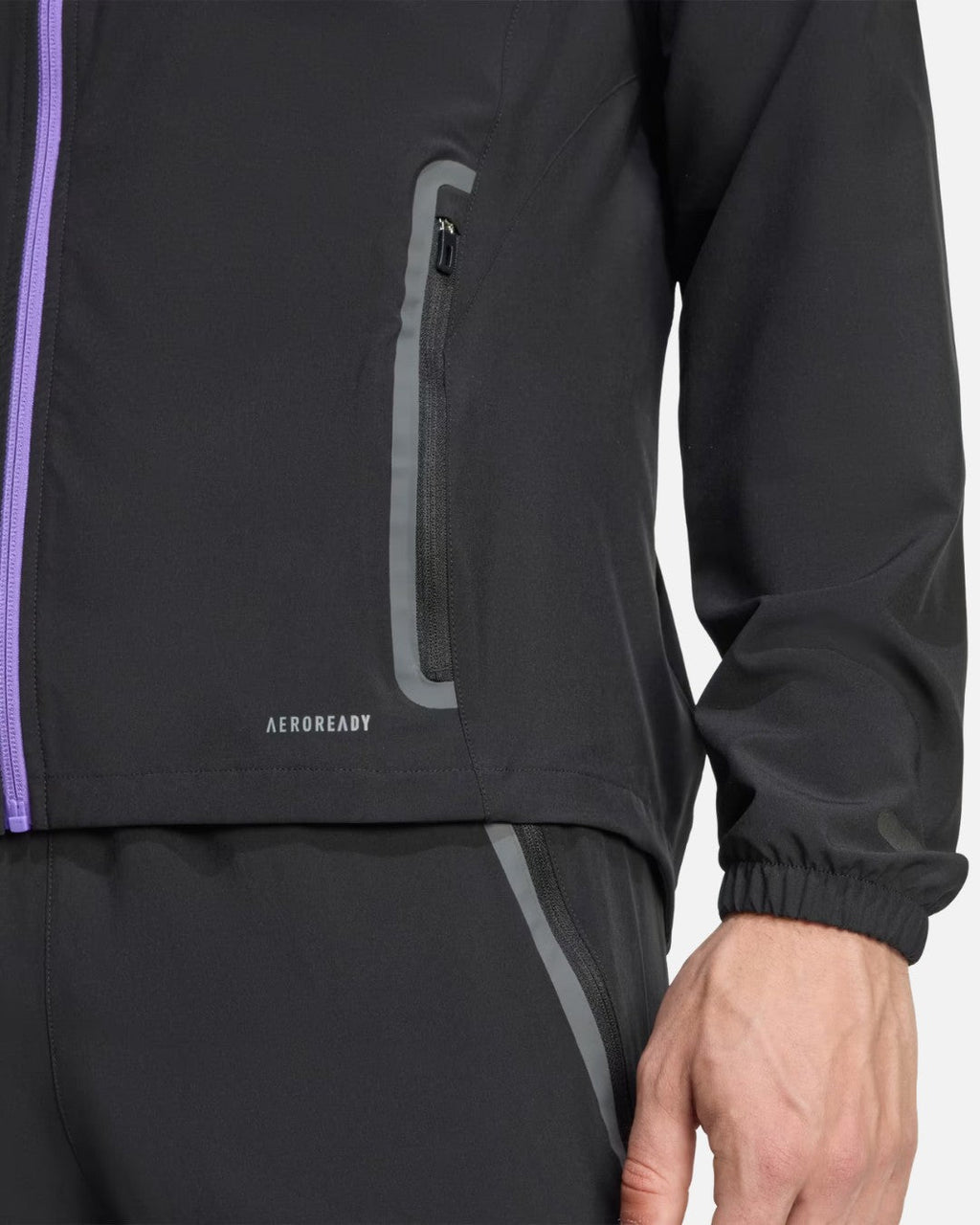 Veste de survêtement Manchester United 2025/2026 - Noir/Violet