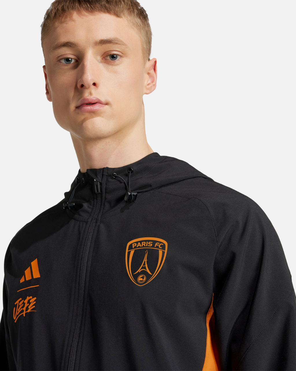 Veste de survêtement Paris FC x Jefe - Noir/Orange