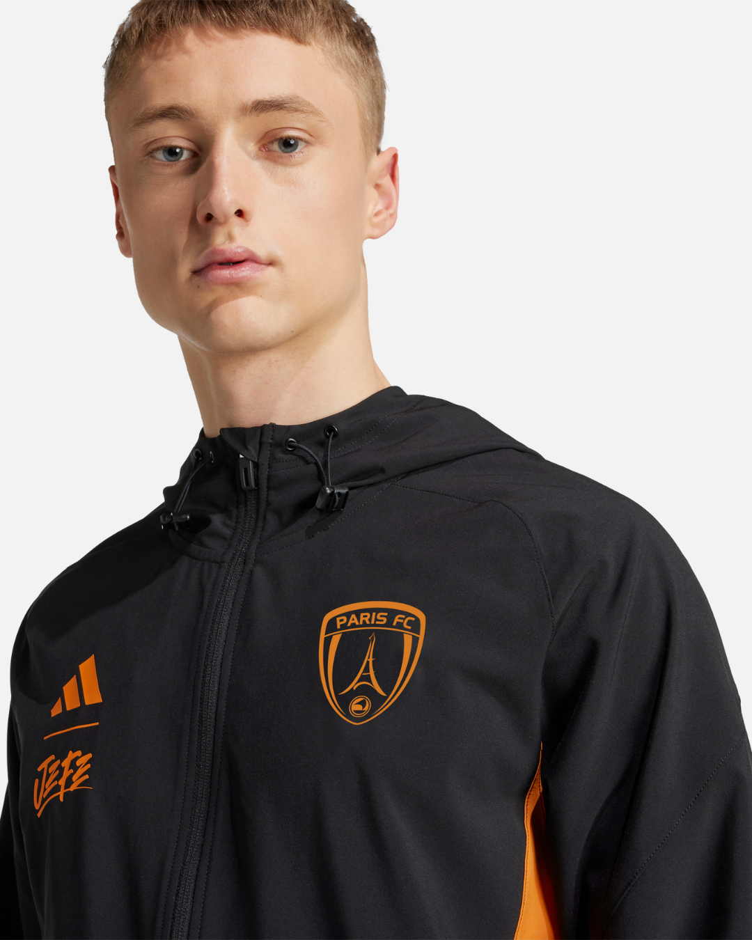 Veste de survêtement Paris FC x Jefe - Noir/Orange