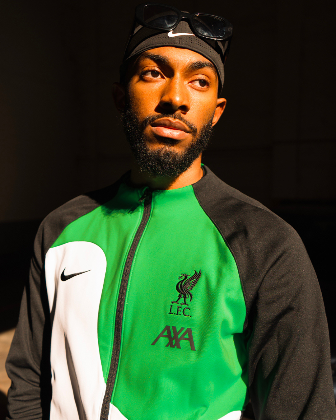 Veste Liverpool FC Academy Pro - Noir/Vert/Blanc