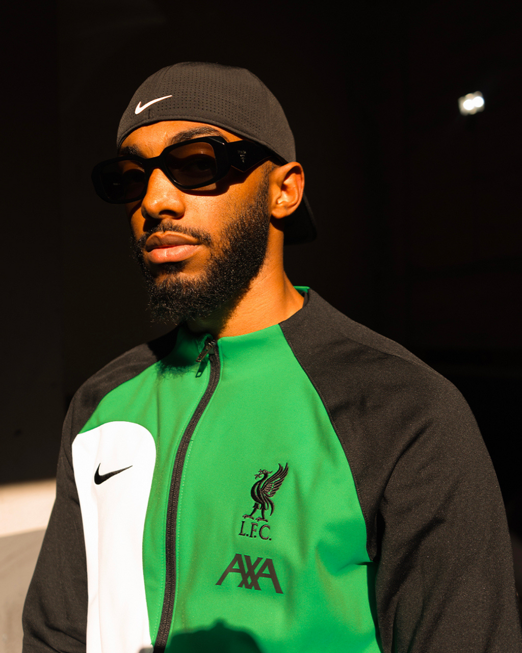 Veste Liverpool FC Academy Pro - Noir/Vert/Blanc