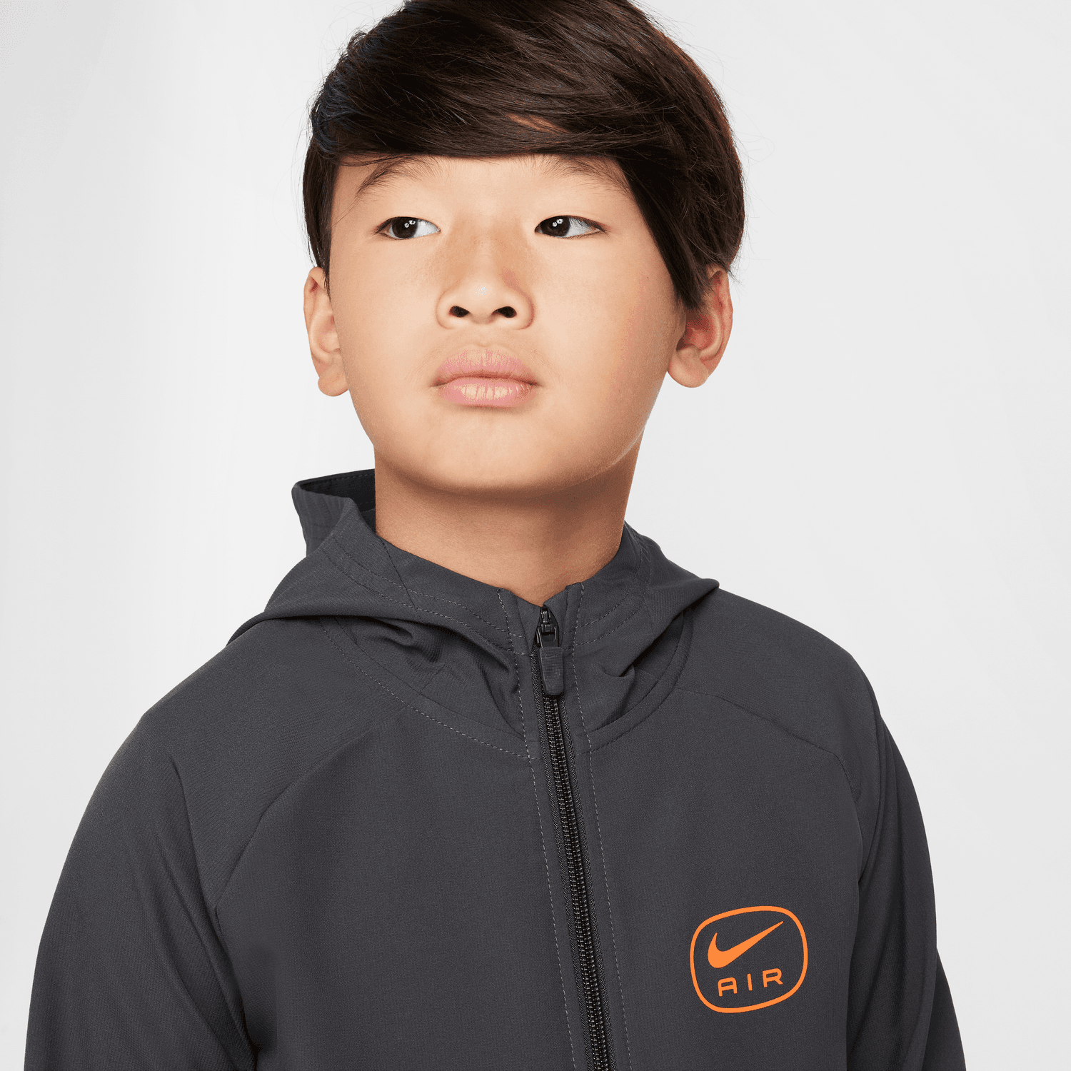 Veste Nike Running Swoosh Air Junior - Noir/Orange
