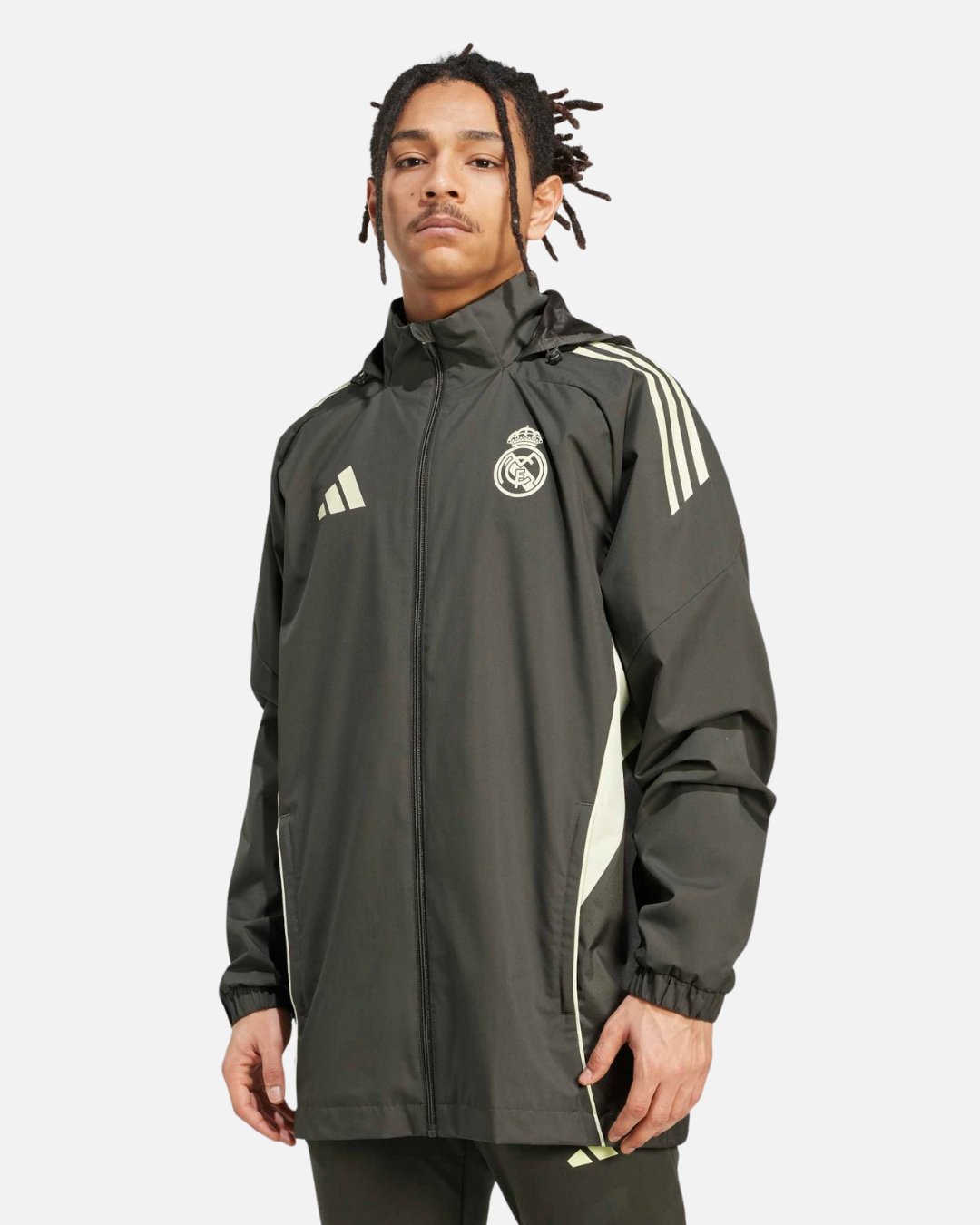 Veste Coupe-vent Real Madrid 2025/2026 - Kaki/Vert