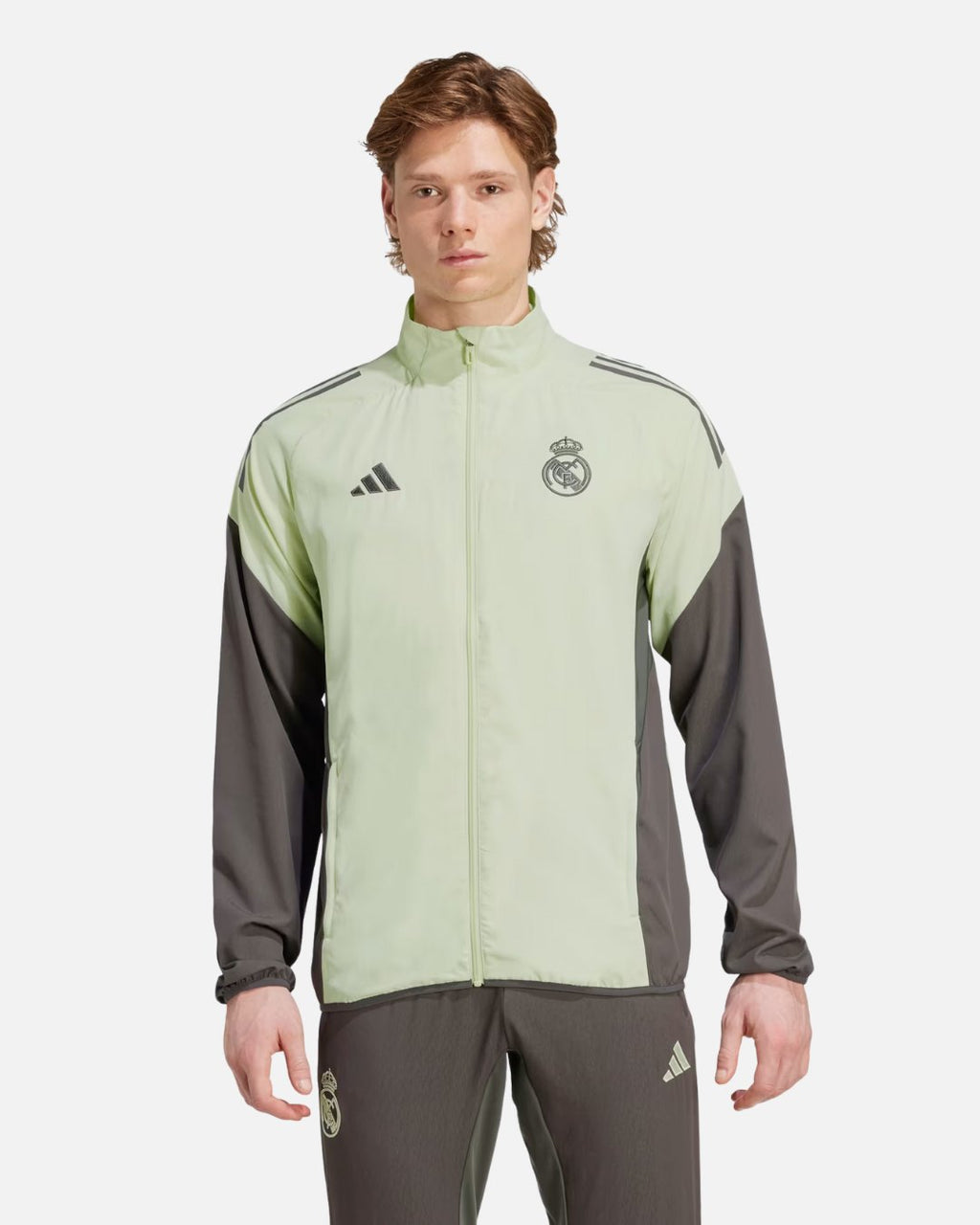 Veste de survêtement Real Madrid Tiro 25 2025/2026 - Vert/Kaki
