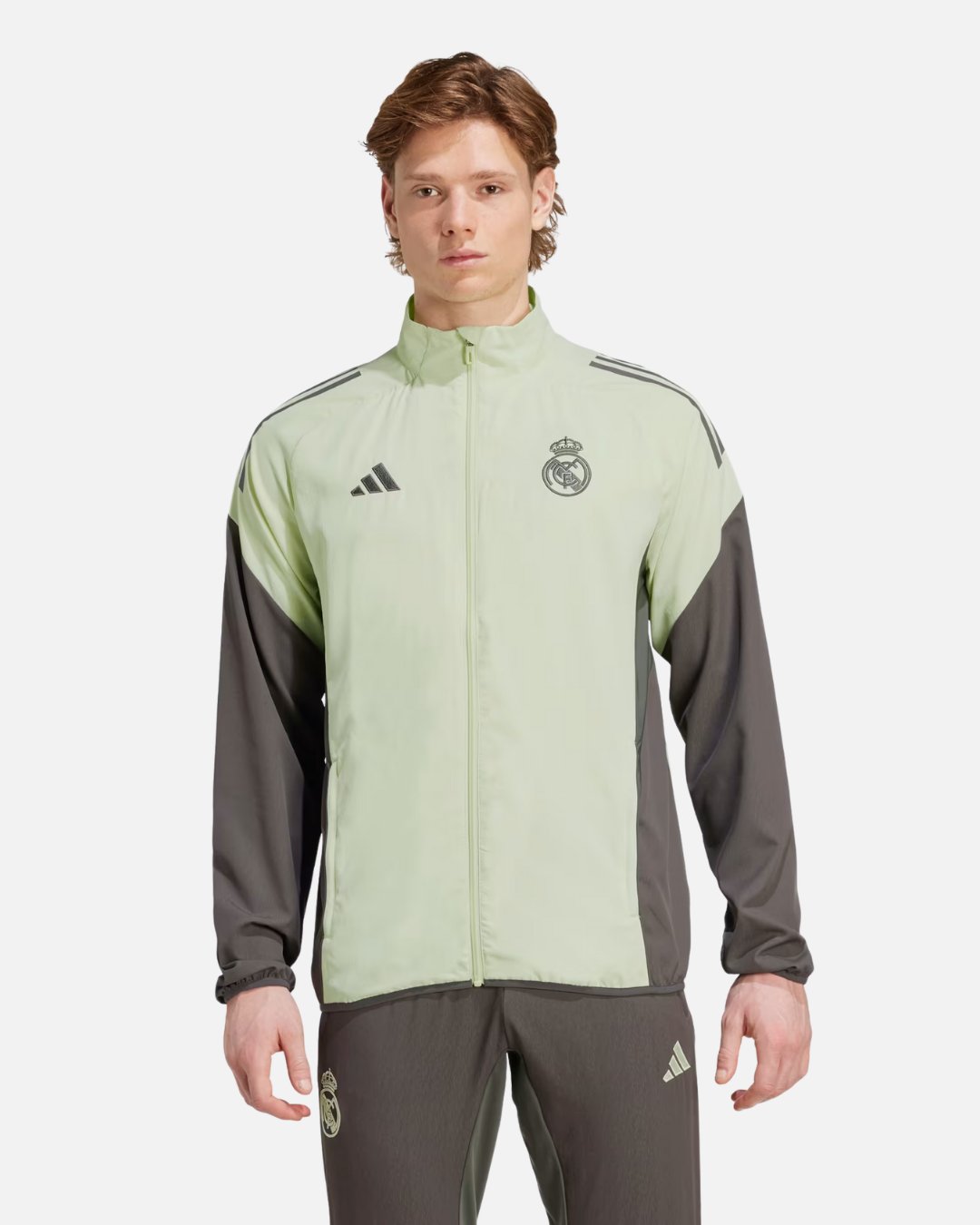 Veste de survêtement Real Madrid Tiro 25 2025/2026 - Vert/Kaki