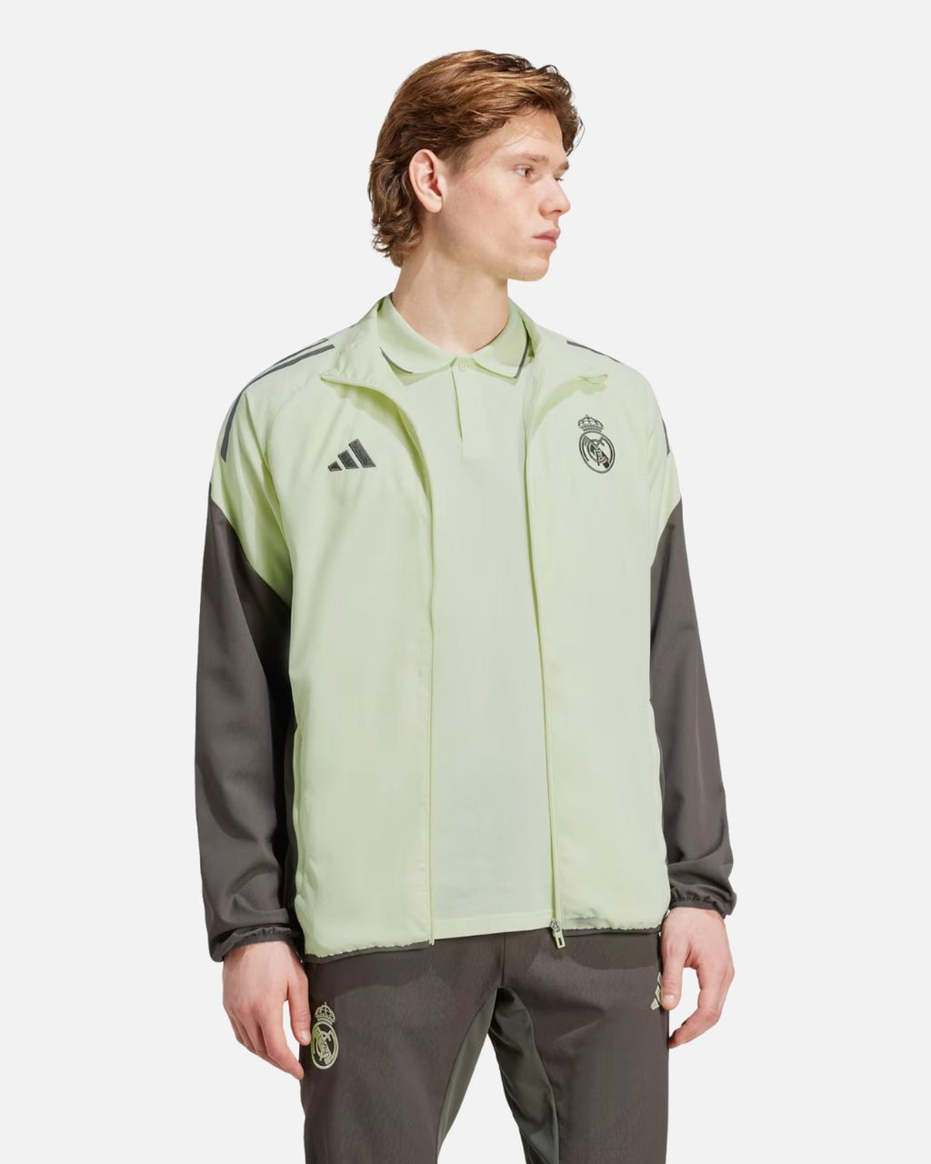 Veste de survêtement Real Madrid Tiro 25 2025/2026 - Vert/Kaki