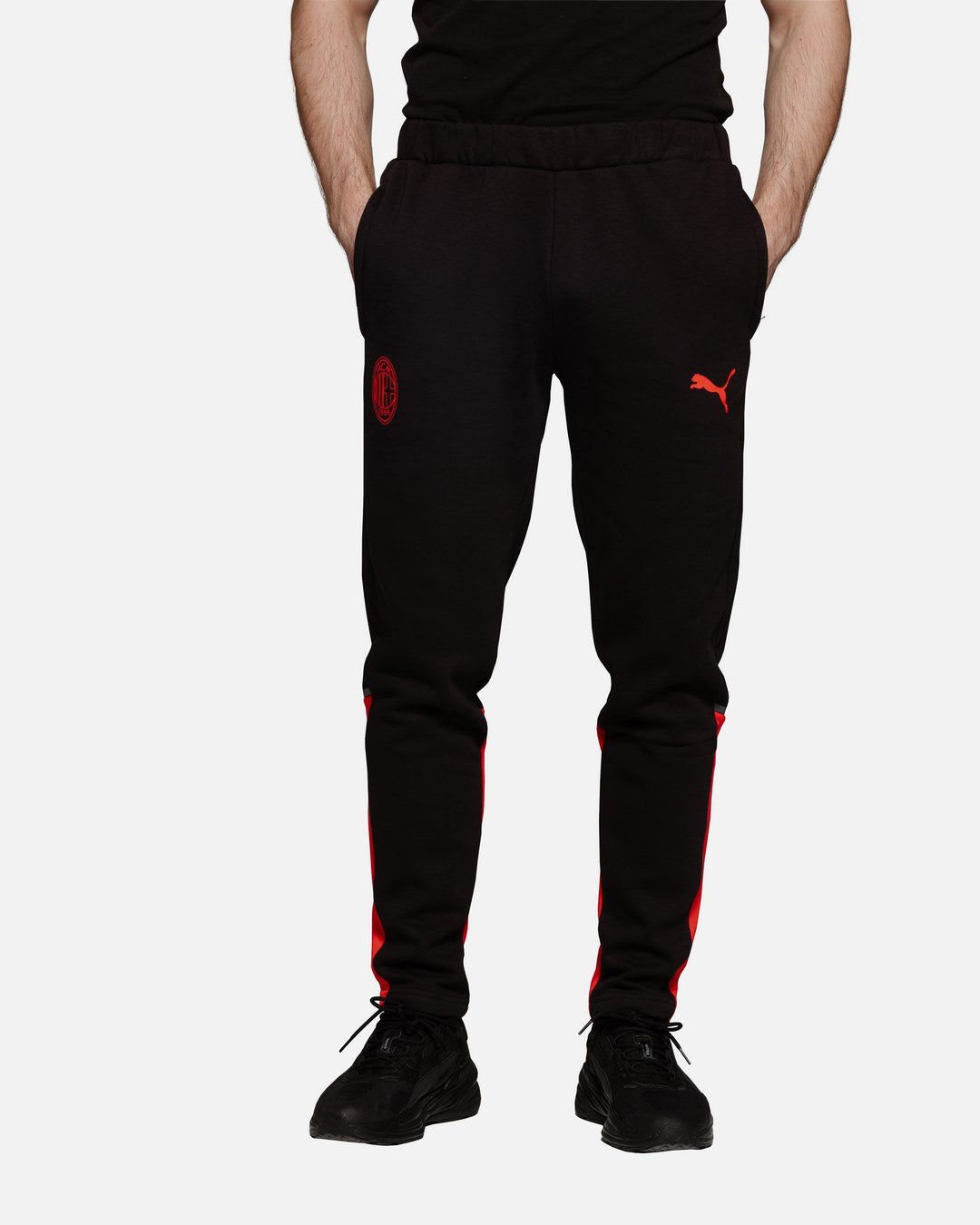 Pantalon de survêtement Casuals Milan AC - Noir/Rouge