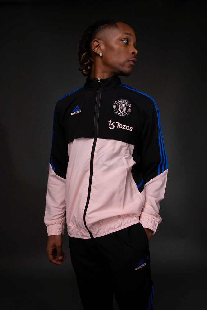 Veste de présentation Manchester United - Noir/Bleu/Beige