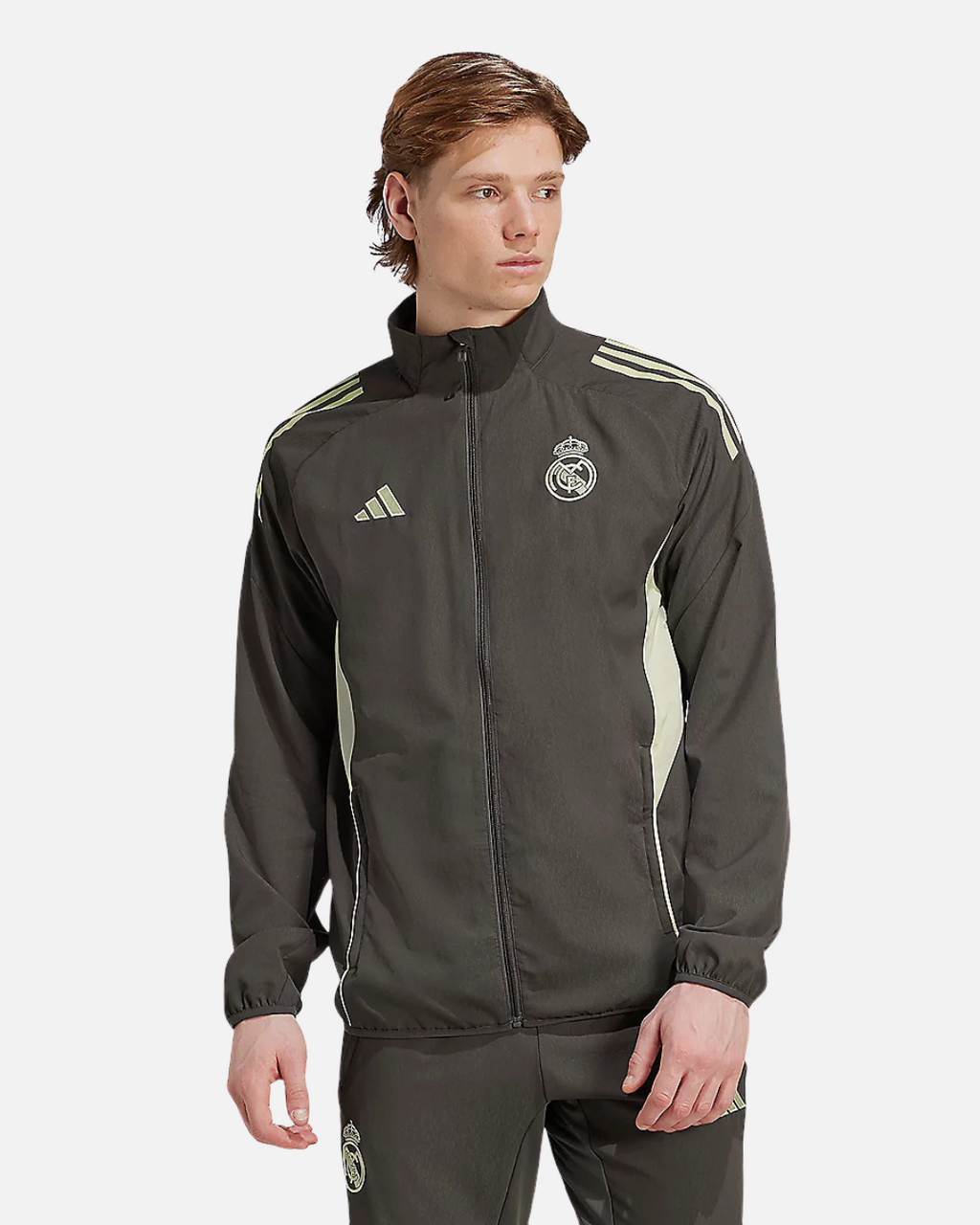 Veste de survêtement Real Madrid Tiro 25 - Kaki/Vert